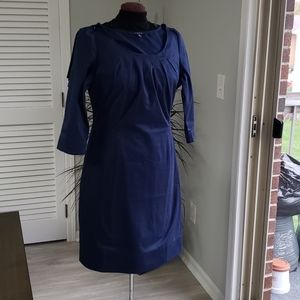 Dress, navy blue sheath